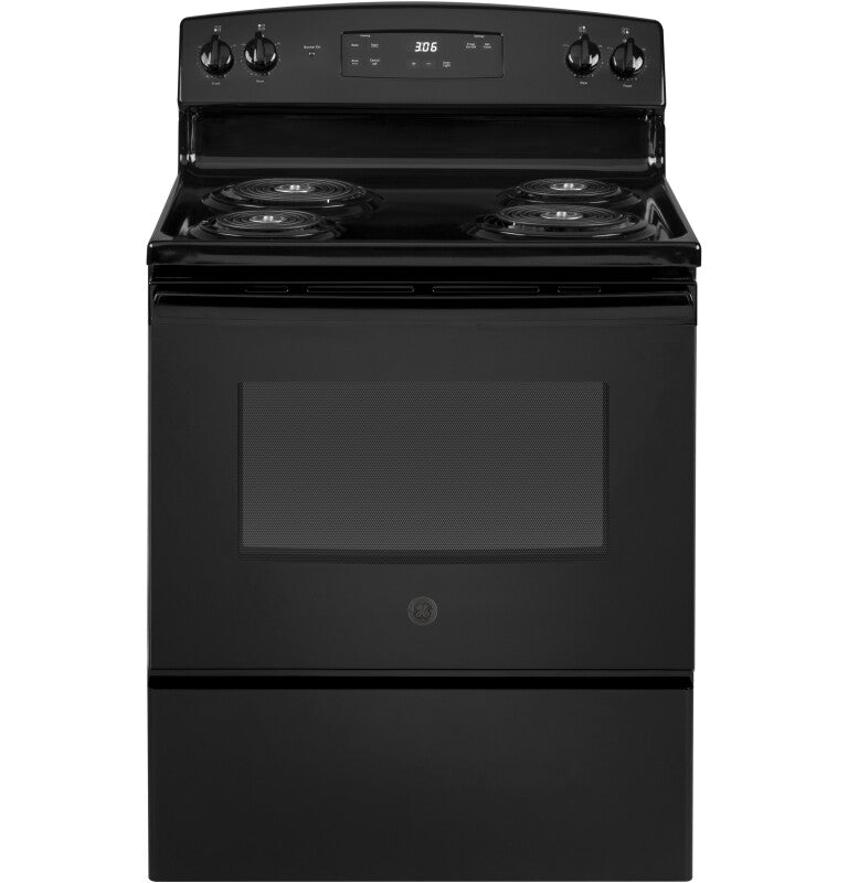 GE  30" Free-Standing Electric Range - Black (JBS360DMBB)