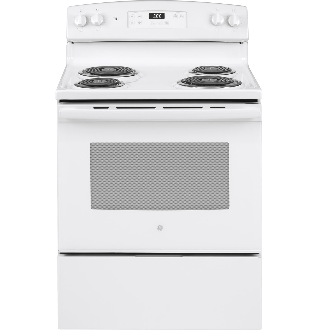 GE  30" Free-Standing Electric Range - White (JBS360DMWW)