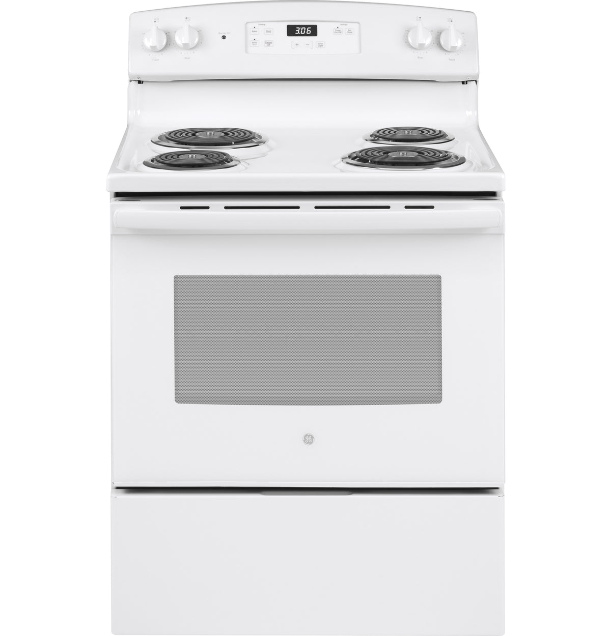GE  30" Free-Standing Electric Range - White (JBS360DMWW)