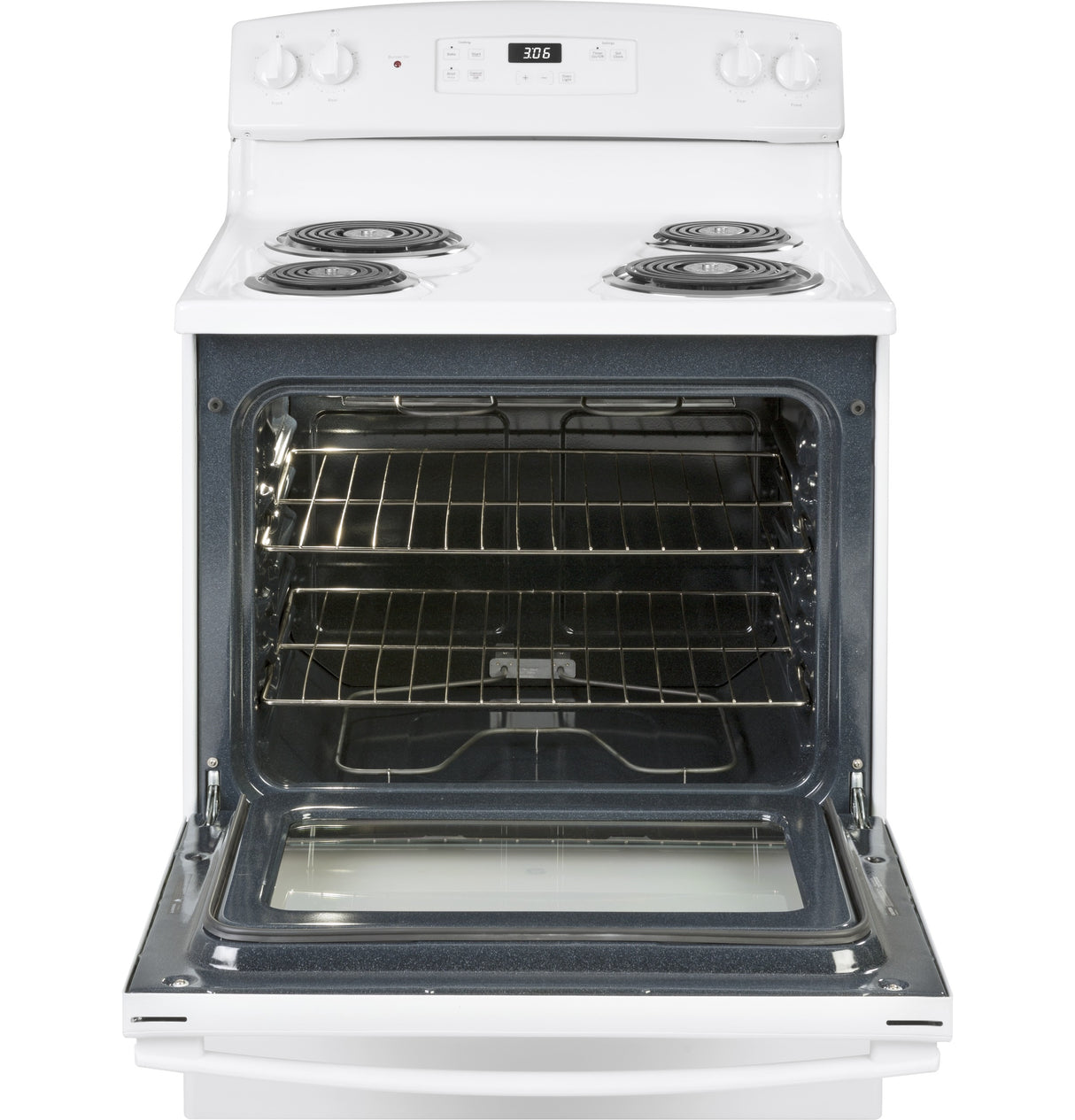 GE  30" Free-Standing Electric Range - White (JBS360DMWW)