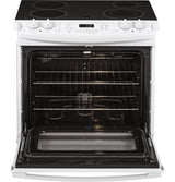GE  30" Drop-In Electric Range - White on White (JD630DTWW)