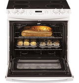 GE 30" Drop-In Electric Range - White on White (JD630DTWW)