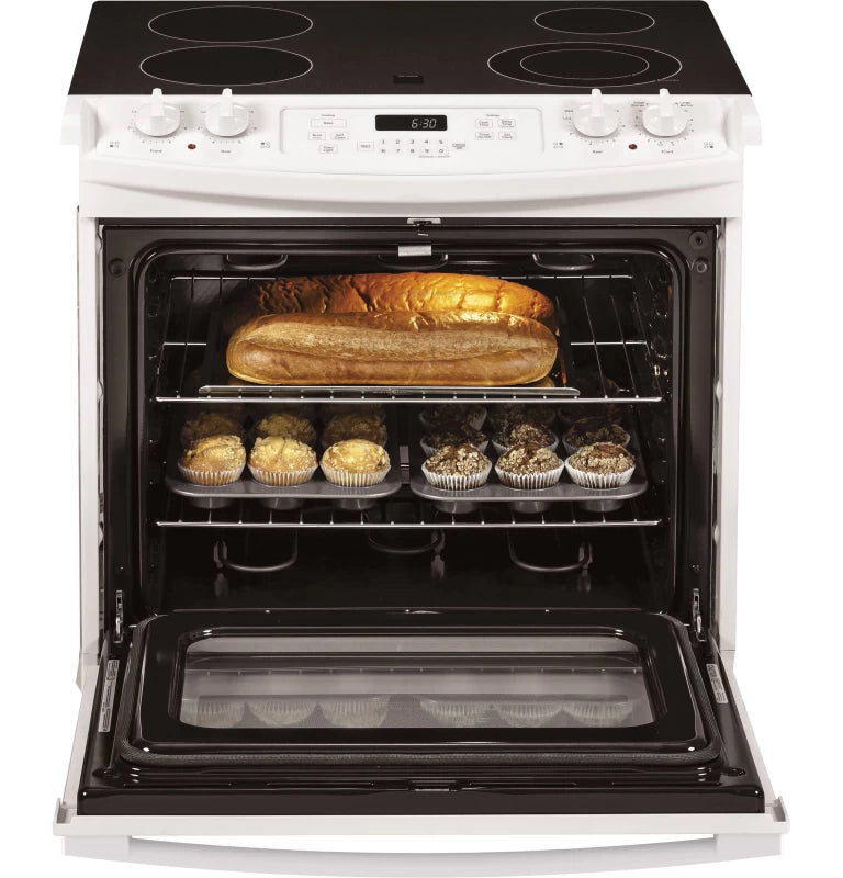 GE  30" Drop-In Electric Range - White (JD630DTWW)