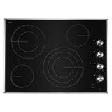 JennAir Lustre Stainless 30" Electric Radiant Cooktop - Stainless Steel (JEC3430HS)