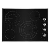 JENNAIR  Lustre Stainless 30" Electric Radiant Cooktop - Stainless Steel (JEC3430HS)