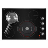 JENNAIR  Lustre Stainless 30" Electric Radiant Cooktop - Stainless Steel (JEC3430HS)