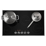 JENNAIR  Lustre Stainless 36" Electric Radiant Cooktop - Stainless Steel (JEC3536HS)