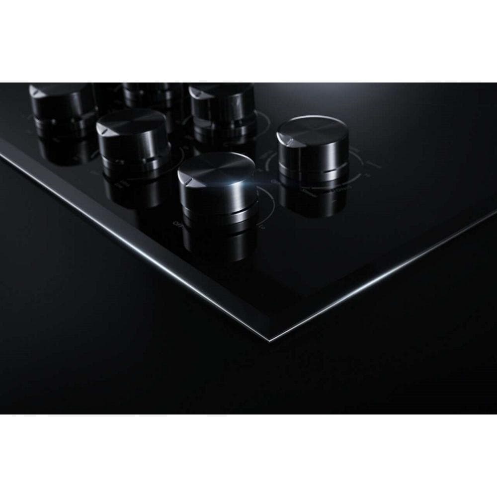 JENNAIR  Black Floating Glass 36" Jx3™ Electric Downdraft Cooktop - Black (JED3536GB)