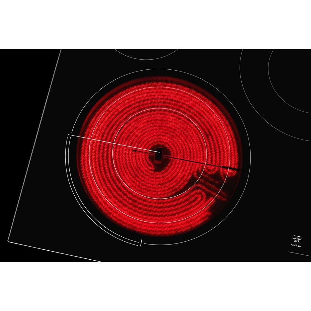 JENNAIR  Black Floating Glass 36" Jx3™ Electric Downdraft Cooktop - Black (JED3536GB)