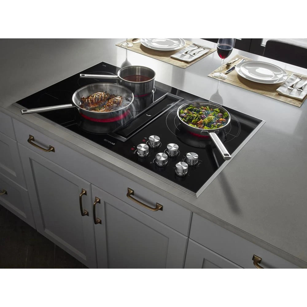 JENNAIR  Euro-style 36" Jx3™ Electric Downdraft Cooktop - Stainless Steel (JED3536GS)