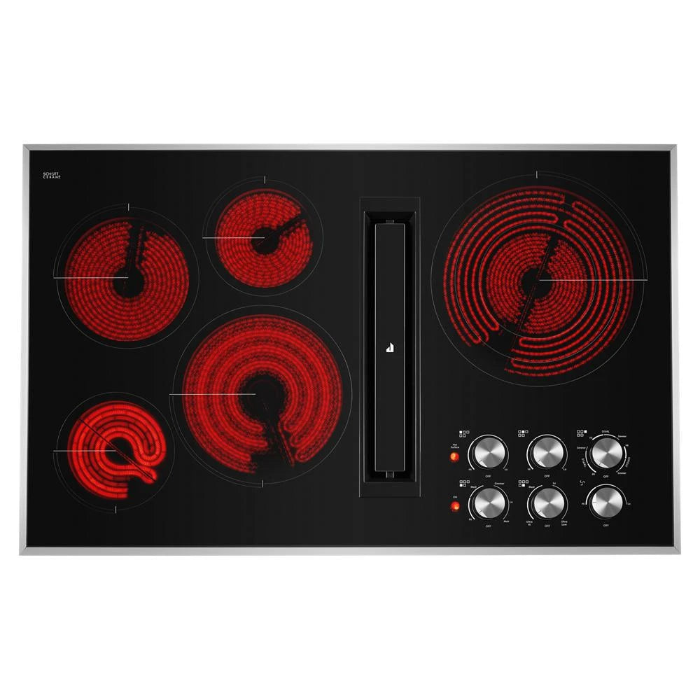 JENNAIR  Euro-style 36" Jx3™ Electric Downdraft Cooktop - Stainless Steel (JED3536GS)