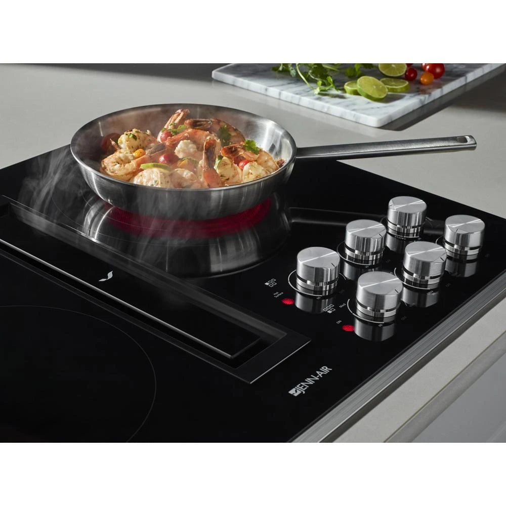 JENNAIR  Euro-style 36" Jx3™ Electric Downdraft Cooktop - Stainless Steel (JED3536GS)