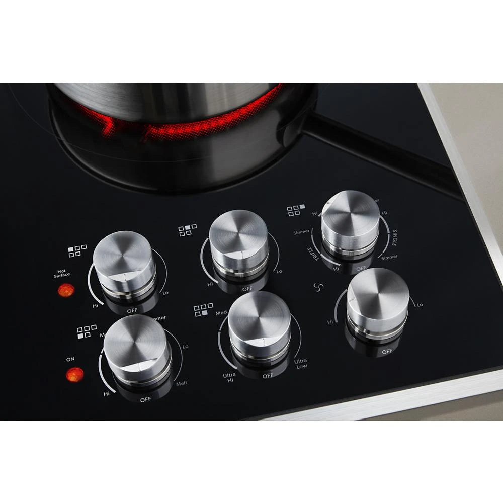JENNAIR  Euro-style 36" Jx3™ Electric Downdraft Cooktop - Stainless Steel (JED3536GS)