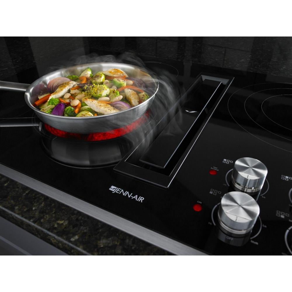 JENNAIR  Euro-style 36" Jx3™ Electric Downdraft Cooktop - Stainless Steel (JED3536GS)