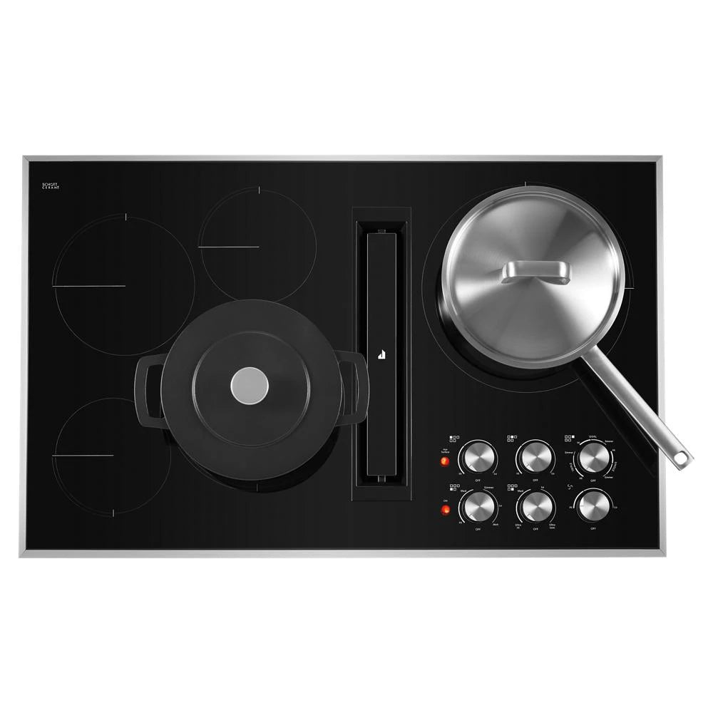 JENNAIR  Euro-style 36" Jx3™ Electric Downdraft Cooktop - Stainless Steel (JED3536GS)