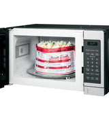 GE 0.7 Cu. Ft. Spacemaker Countertop Microwave Oven - Stainless Steel (JEM3072SHSS)
