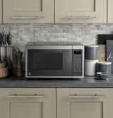 GE 0.9 Cu. Ft. Capacity Smart Countertop Microwave Oven with Scan-To-Cook Technology - Other (JES1097SMSS)