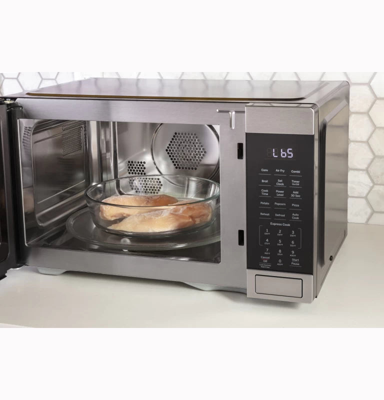 GE 1.0 Cu. Ft. Capacity Countertop Convection Microwave Oven with Air Fry -  (JES1109RRSS)