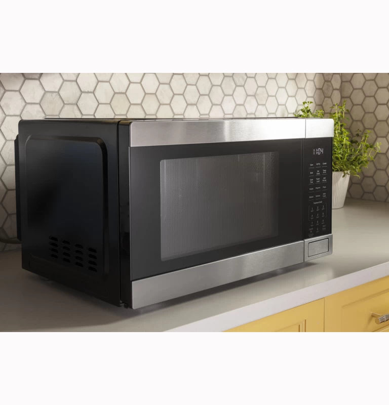 GE 1.0 Cu. Ft. Capacity Countertop Convection Microwave Oven with Air Fry -  (JES1109RRSS)