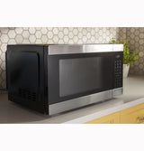 GE 1.0 Cu. Ft. Capacity Countertop Convection Microwave Oven with Air Fry -  (JES1109RRSS)