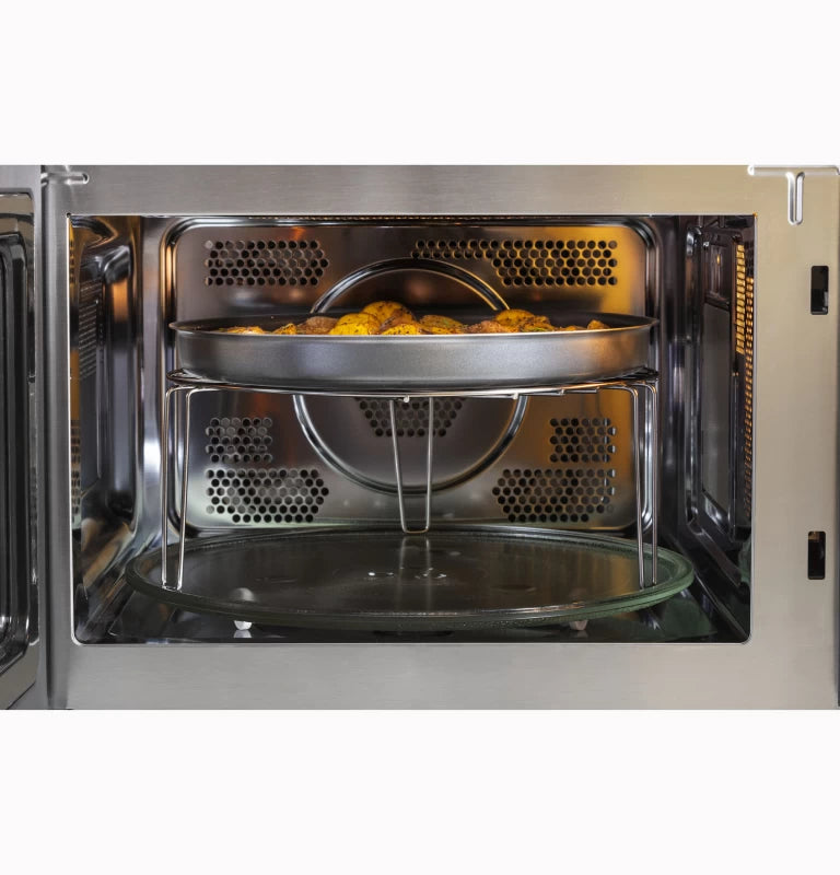 GE 1.0 Cu. Ft. Capacity Countertop Convection Microwave Oven with Air Fry -  (JES1109RRSS)