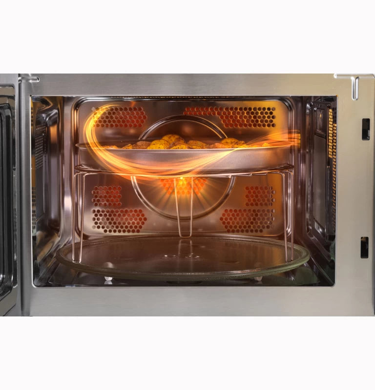 GE 1.0 Cu. Ft. Capacity Countertop Convection Microwave Oven with Air Fry -  (JES1109RRSS)