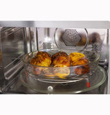 GE 1.0 Cu. Ft. Capacity Countertop Convection Microwave Oven with Air Fry -  (JES1109RRSS)
