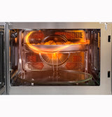 GE 1.0 Cu. Ft. Capacity Countertop Convection Microwave Oven with Air Fry - Stainless Steel (JES1109RRSS)