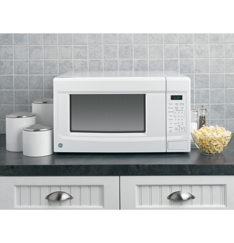 GE 1.4 Cu. Ft. Countertop Microwave Oven - White (JES1460DSWW)