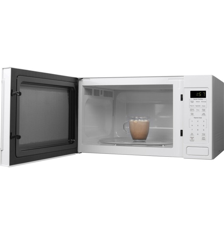 GE 1.6 Cu. Ft. Countertop Microwave Oven - White (JES1657DMWW)