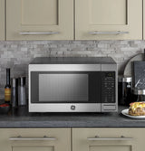 GE 1.6 Cu. Ft. Countertop Microwave Oven - Black (JES1657SMSS)