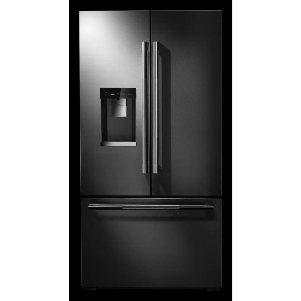 JENNAIR  Rise™ 36” Counter-depth French Door Refrigerator With Obsidian Interior - Stainless Steel (JFFCC72EHL)