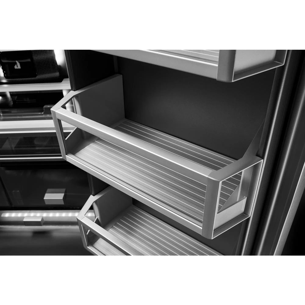 JENNAIR  Rise™ 36” Counter-depth French Door Refrigerator With Obsidian Interior - Stainless Steel (JFFCC72EHL)