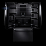 JENNAIR  72” Counter-Depth French Door Refrigerator with Obsidian Interior - Stainless Steel (JFFCC72EHL)