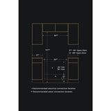JENNAIR  Rise™ 36” Counter-depth French Door Refrigerator With Obsidian Interior - Stainless Steel (JFFCC72EHL)