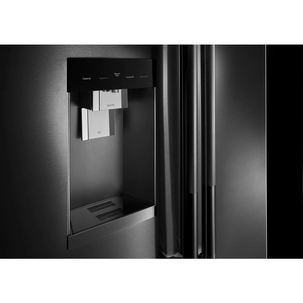 JENNAIR  Rise™ 36” Counter-depth French Door Refrigerator With Obsidian Interior - Stainless Steel (JFFCC72EHL)