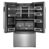 JennAir 72” Counter-Depth French Door Refrigerator with Obsidian Interior - Stainless Steel (JFFCC72EHL)