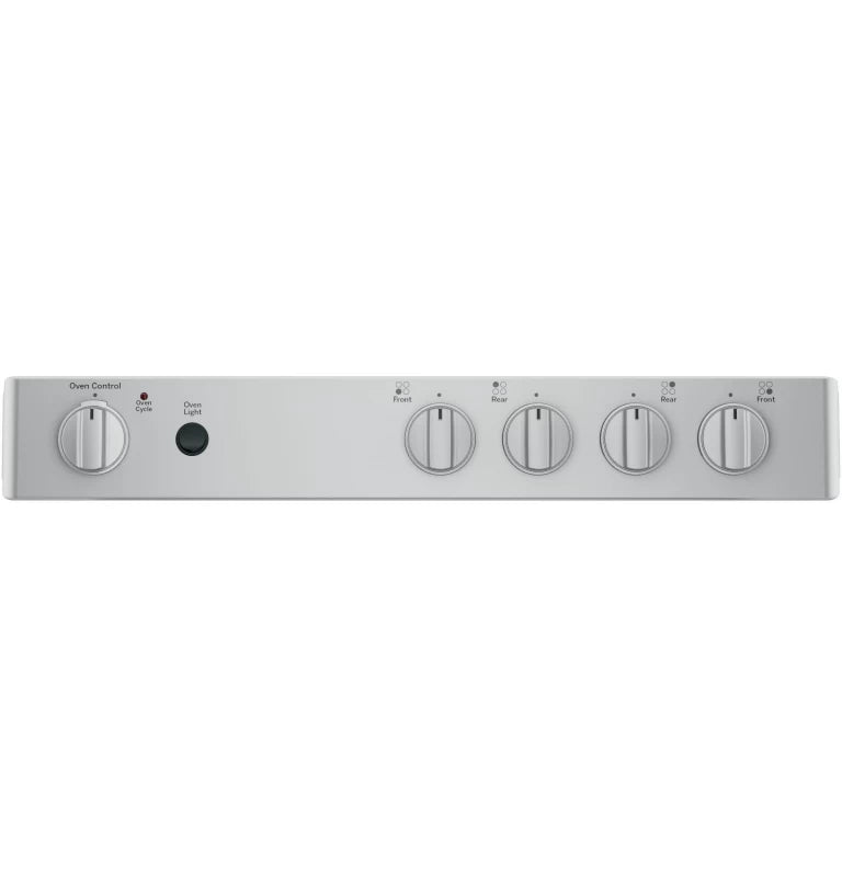 GE 24"  Steam Clean Free-Standing/Slide-in Gas Range - Stainless Steel (JGAS640RMSS)