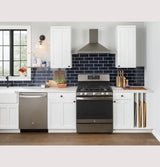 GE 30" Free-Standing Gas Convection Range with No Preheat Air Fry -  (JGB735DPWW)