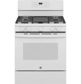 GE 30" Free-Standing Gas Convection Range with No Preheat Air Fry -  (JGB735DPWW)
