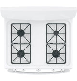 GE 30" Free-Standing Front Control Gas Range - White (JGBS10DEMWW)