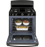 GE  30" Free-Standing Gas Range - Black (JGBS30DEKBB)