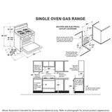 GE 30" Free-Standing Gas Range - White (JGBS30DEKWW)