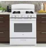 GE 30" Free-Standing Gas Range - White (JGBS30DEKWW)