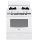 GE  30" Free-Standing Gas Range - White (JGBS30DEKWW)