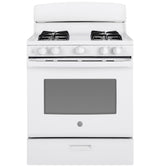 GE  30" Free-Standing Gas Range - White (JGBS30DEKWW)