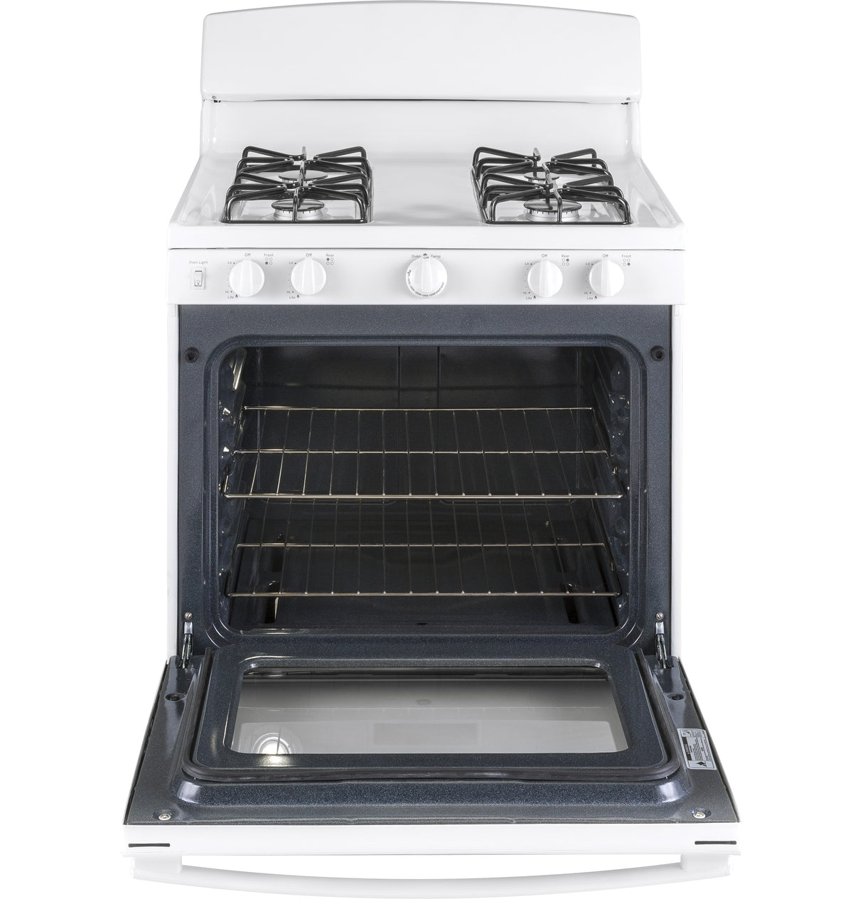 GE  30" Free-Standing Gas Range - White (JGBS30DEKWW)
