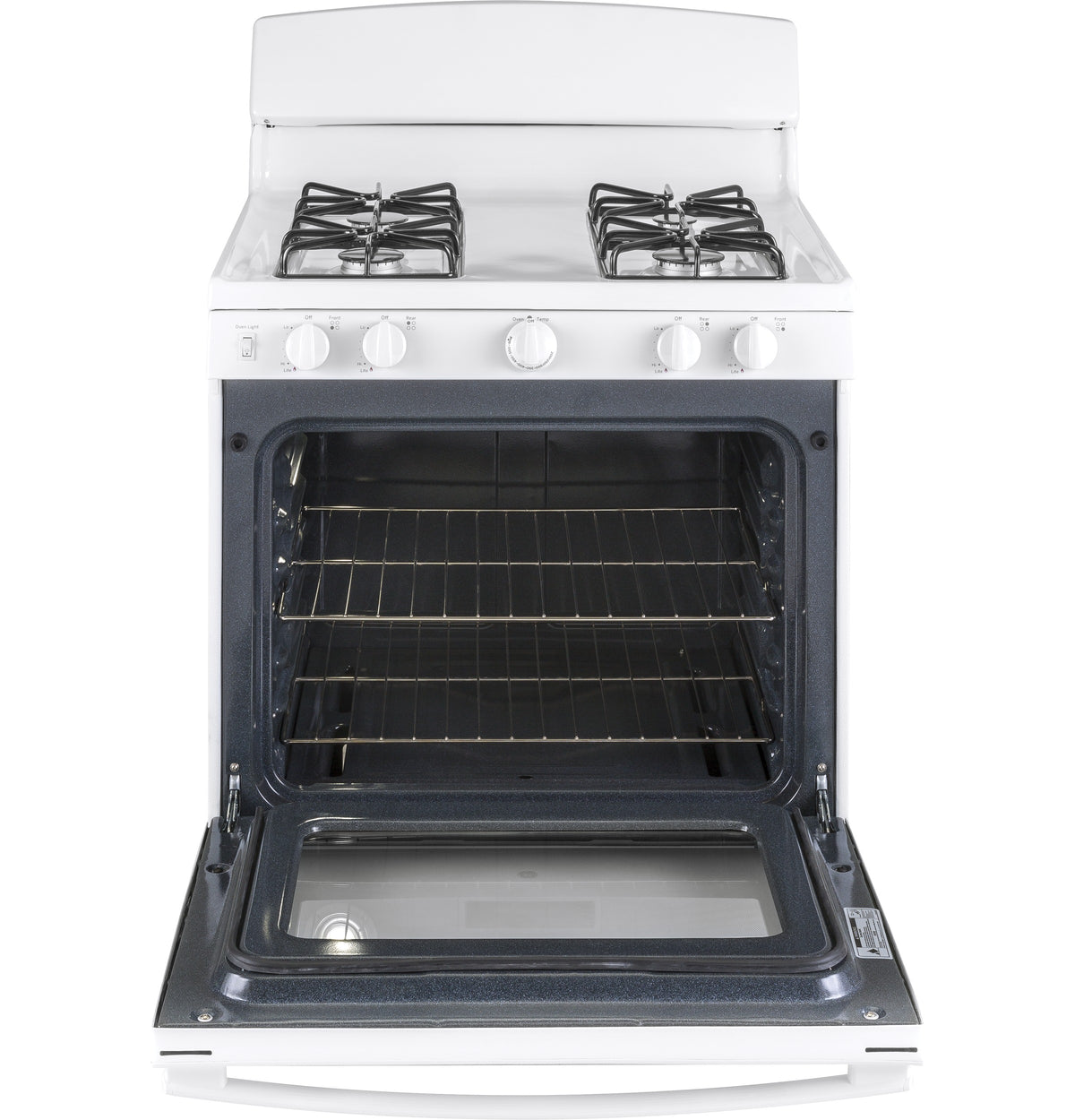 GE  30" Free-Standing Gas Range - White (JGBS30DEKWW)