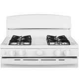 GE  30" Free-Standing Gas Range - White (JGBS30DEKWW)