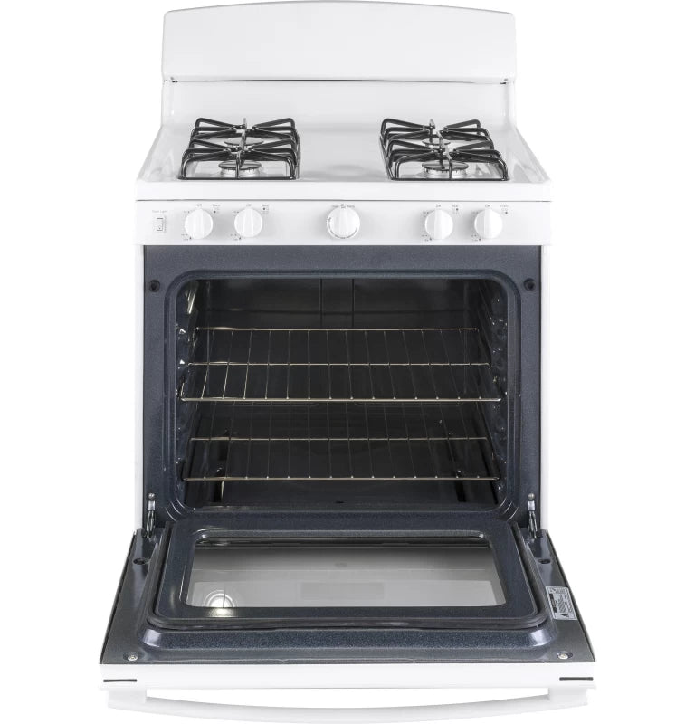 GE 30" Free-Standing Gas Range - White (JGBS30DEKWW)